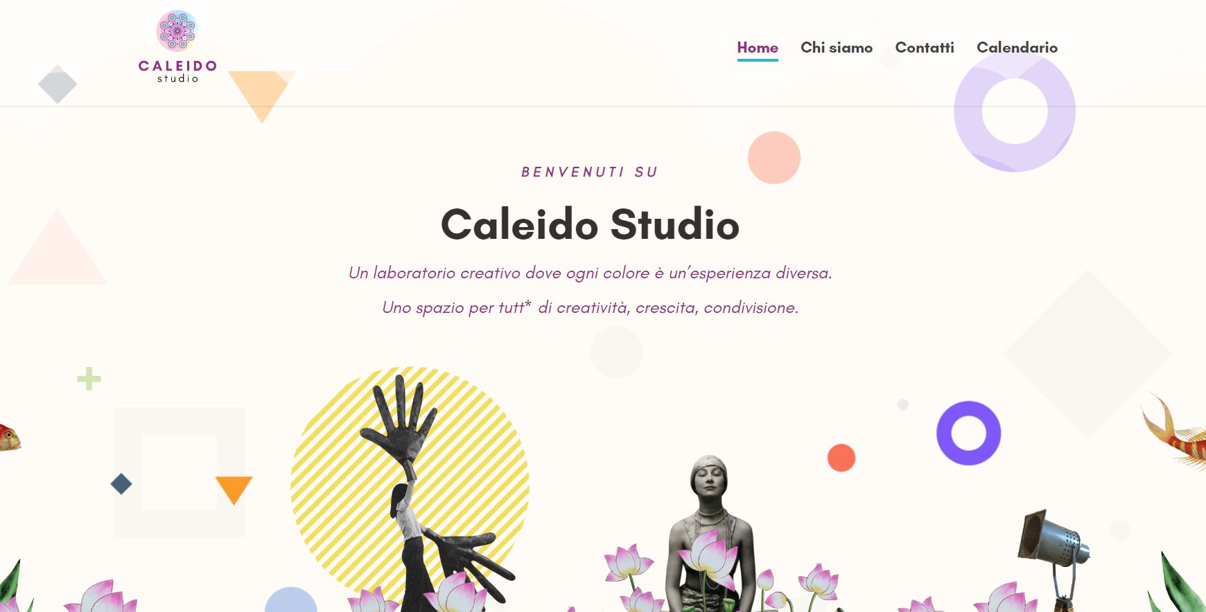 caleido studio sito web